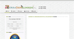 Desktop Screenshot of norradjurkliniken.com