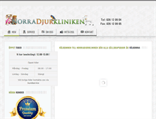 Tablet Screenshot of norradjurkliniken.com